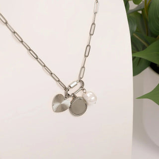 Sunburst Heart Charm