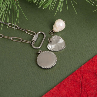 Sunburst Heart Charm