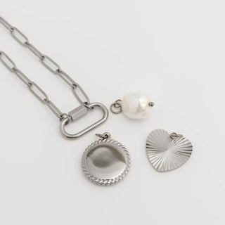 Sunburst Heart Charm