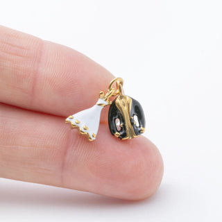 Bride and Groom Charm - Scale