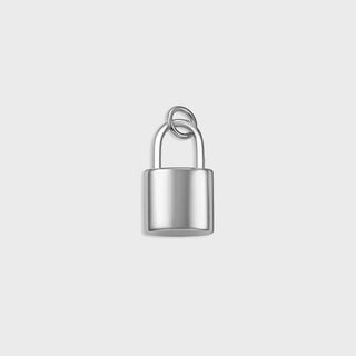 Lock Charm - silver main