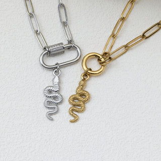 Snake Charmer- gold and silver studio 