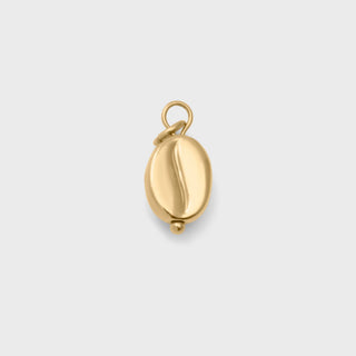 Coffee Bean Charm- gold main