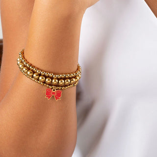 Red Bow Charm