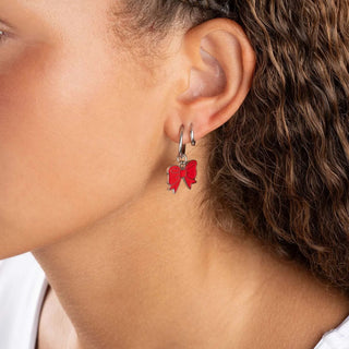 Red Bow Charm