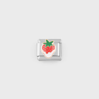 Strawberry Italian Charm- main stainless