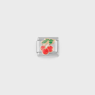 Cherry Italian Charm- main stainless