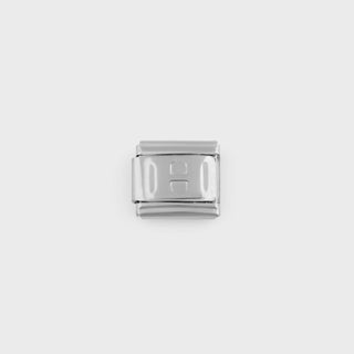Silver Initial Italian Charm- main - h