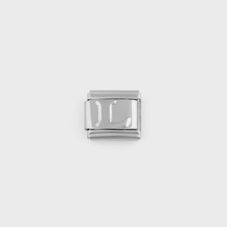 Silver Initial Italian Charm- main - l