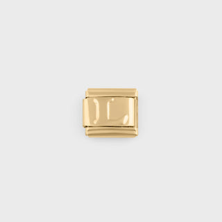 Gold Initial Italian Charm- main-L