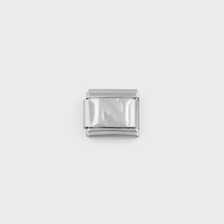 Silver Initial Italian Charm- main - n