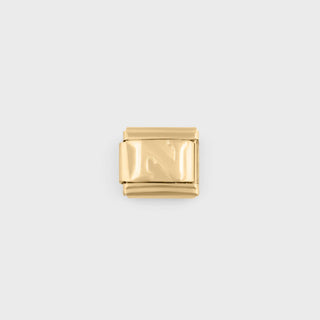Gold Initial Italian Charm- main-N