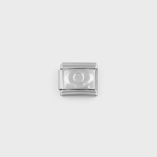 Silver Initial Italian Charm- main - q