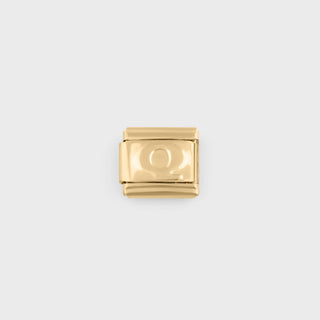Gold Initial Italian Charm- main-Q