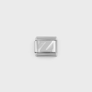 Silver Initial Italian Charm- main - z