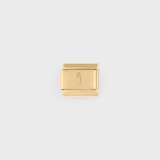 Charm Connector Italian Charm- gold main 