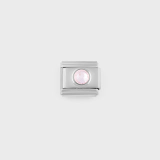 Silver Birthstone Italian Charm-Main oct