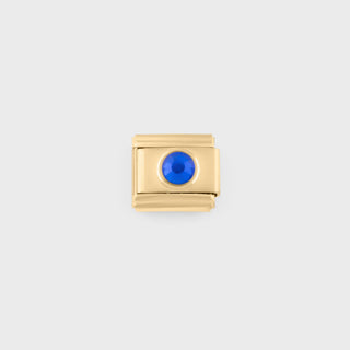 Gold Birthstone Italian Charm- sept main