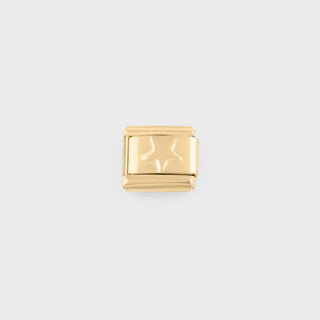 Star Italian Charm- gold main 