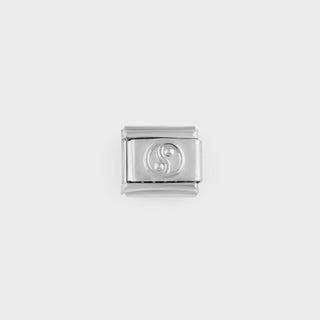 Yin and Yang Italian Charm- stainless main