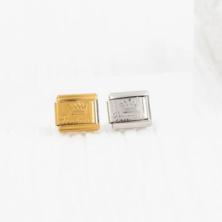 Princess of Italian Charm- stainless and gold studio 