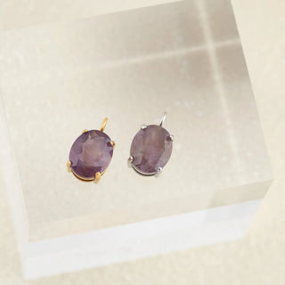 Oval Healing Stone Charm- studio