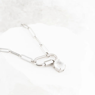 Oval Healing Stone Charm- studio 