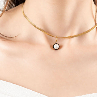 Pearl Drop Charm- Model