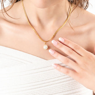 Pearl Drop Charm- Model