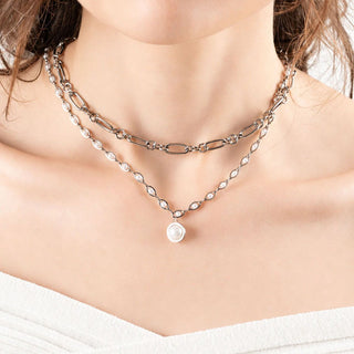 Pearl Drop Charm- Model