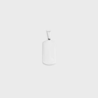 Pave Dog Tag Charm- Main