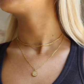 Gold Initial Necklace