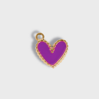 Color Pop Heart Charm