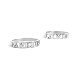 "Love" Stacking Ring