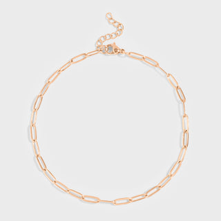Paperclip Anklet