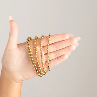 14K Gold Filled PLUS™ Metal Bead Stretch Bracelet