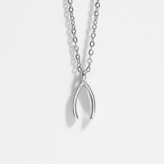 Wishbone Charm Necklace