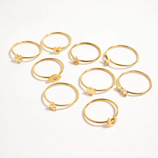 Stone Star Ring