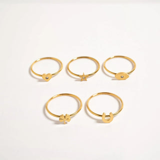 Stone Star Ring
