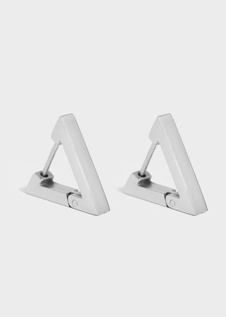 Triangle Huggie Earrings