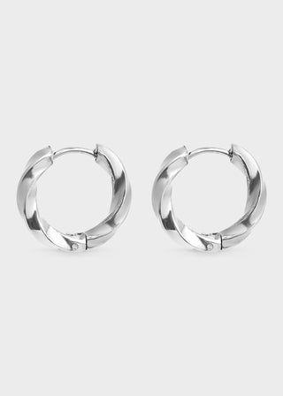 Twisted Hoop Earrings