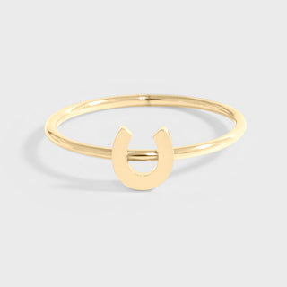 Lucky Horseshoe Ring