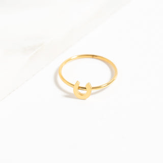 Lucky Horseshoe Ring