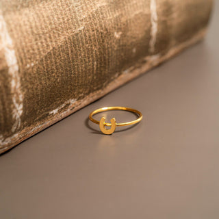 Lucky Horseshoe Ring