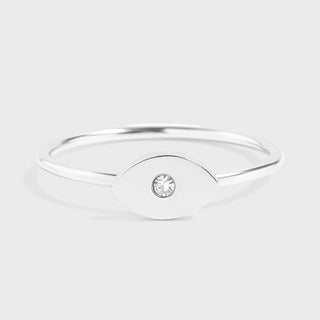 Stone Evil Eye Ring