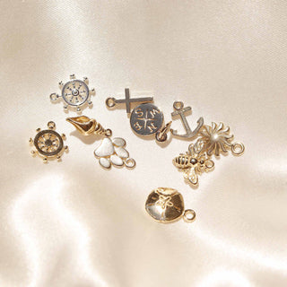 Permanent Jewelry charms beachy