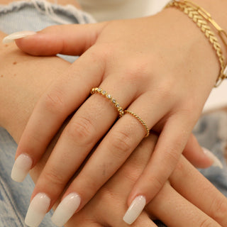 Braided Stacking Ring