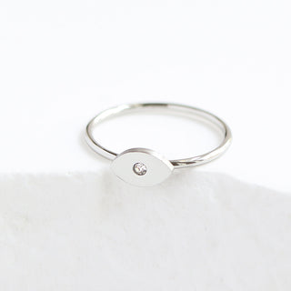 Stone Evil Eye Ring