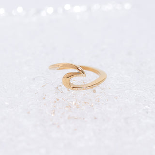 Gold Wave Ring