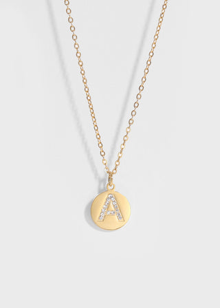 Gold Initial Necklace